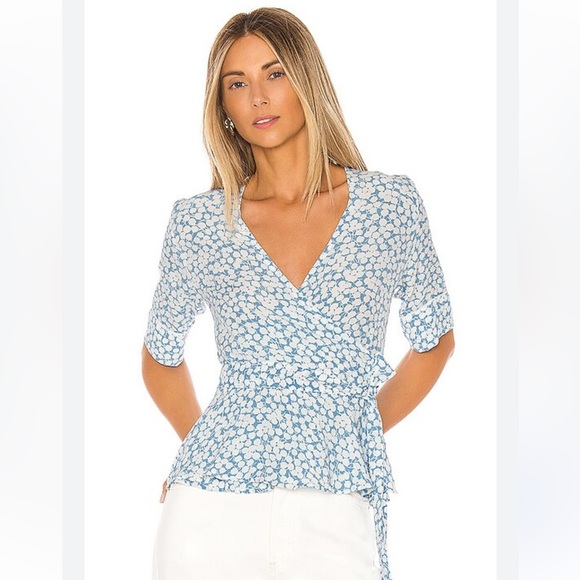 Faithfull the Brand wrap tie top. - Picture 1 of 4